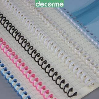 Gáy lò xo DecorMe binder thanh còng lò xo làm sổ có thể cắt được nhiều size nhiều màu