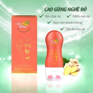 [ Chính Hãng ] Gel Tan Mỡ Bụng Cao Gừng Nghệ Đỏ, Giảm Mỡ Sau Sinh An Toàn Lành Tính, Thanh Lăn Hoàn Toàn Từ Thiên Nhiên