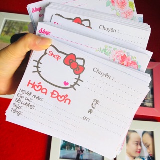 Phiếu ship hàng in và thiết kế theo yêu cầu combo 100 cái