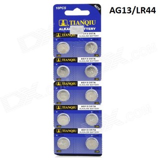 Vỉ Pin dùng cho thiết bị điện tử, đồ chơi AG13 (5 viên)