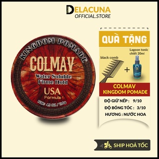 Sáp vuốt tóc nam Colmav Kingdom Pomade Ver 2 giữ nếp cao cấp hương nước hoa Delacuna C02