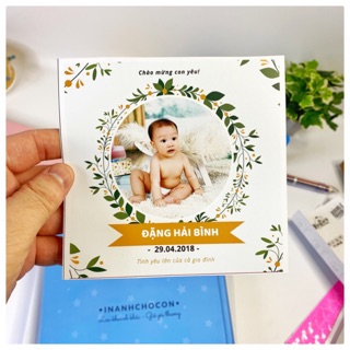 Ảnh bìa album dán ảnh cỡ 12x12cm