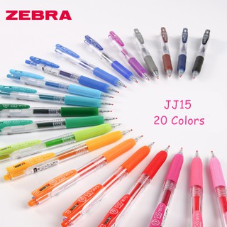 BÚT GEL ZEBRA SARASA CLIP JJ15, ĐẦU BÚT 0.5 MM (20 MÀU)