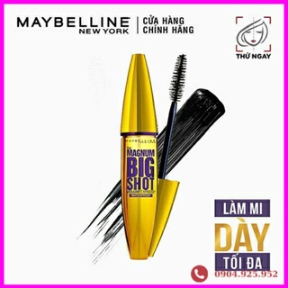 Mascara Dày Mi Cực Đại Maybelline New York The Magnum Big Shot Waterproof Chuốt Mi Không Lem Không Trôi 10ml