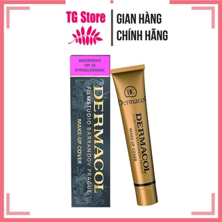 Kem nền DERMACOL MAKE-UP COVER che KHUYẾT ĐIỂM, che HÌNH XĂM, MỤN, NÁM, TÀN NHANG