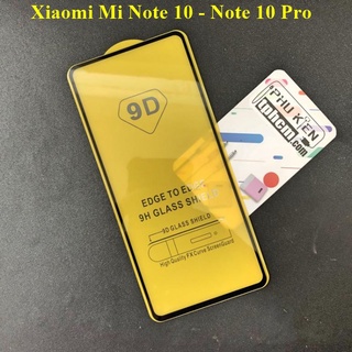 Dán cường lực Full màn hình Full keo Samsung Xiaomi Mi Note 10 - Note 10 Pro