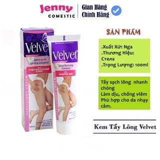 Kem tẩy lông Velvet chuẩn Nga [CHÍNH HÃNG 100%] sản phẩm đình đám, các chị em không thể bỏ qua các bước tẩy lông