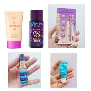 [Minisize] Tarte 5 món - Kem Lót - Kem chống nắng có dưỡng - Gel rửa mặt - Xịt khóa ẩm - Che khuyết điểm