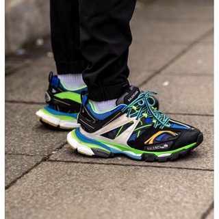 GIẦY THỂ THAO SNEAKER NAM NỮ TRACK màu Xanh Đen