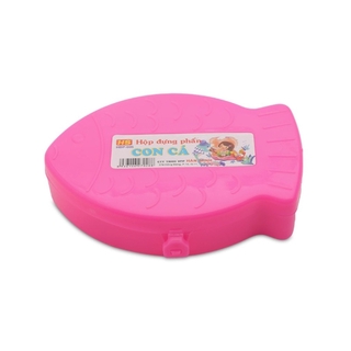 Hộp Đựng Phấn Con Cá HĐP-005 - Màu Hồng