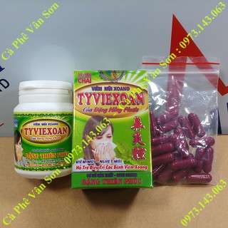 Tyviexoan Đặng Hồng Phước chai nhựa 20 viên nang HSD: 06/2022