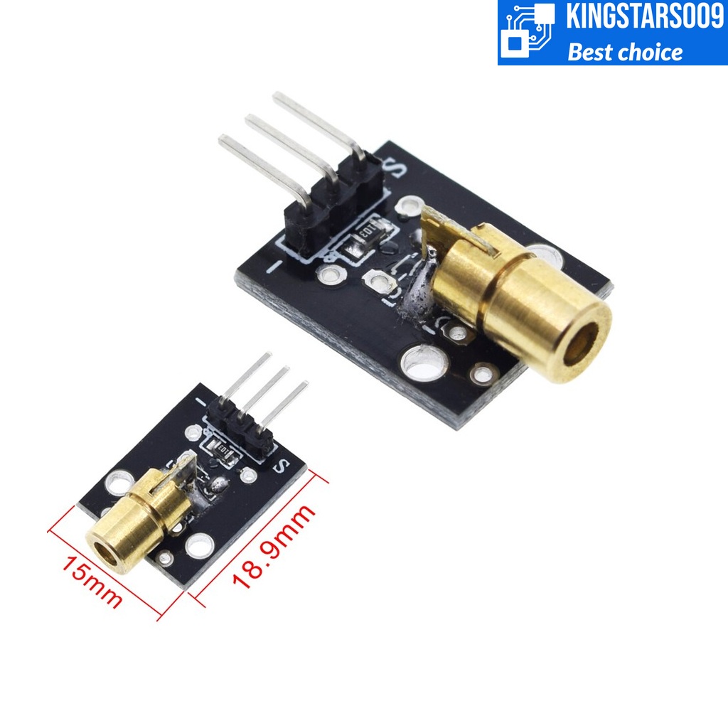 Set 2 Module Phát Laser 5V 650nm (Có Tùy Chọn Vỏ Hộp In 3D) - Mô-đun Đầu Laser Đỏ Chế Tạo DIY