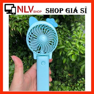 [Mã ELHA22 giảm 5% đơn 300K] Quạt Cầm Tay Thỏ Nơ Q01 Mini Đáng Yêu