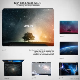 Skin dán Laptop Asus in hình không gian _nhiều mẫu 20 (inbox mã máy cho Shop)