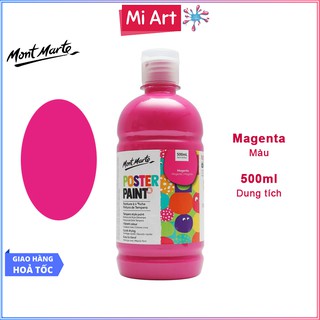 Màu Nước Poster Paint Mont Marte 500ml - Magenta - MPST0008