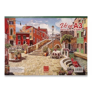 Vở vẽ A3 Hồng Hà 20 tờ 4900