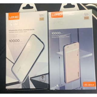Sạc dự phòng LDNiO Vỏ Thép mini PD 15/18w Quick Charge 10000mAh - Hàng chính hãng bh 6 tháng 1 đổi 1.