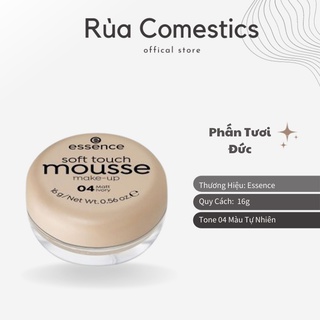 PHẤN TƯƠI ESSENCE SOFT TOUCH MOUSSE [CHÍNH HÃNG] Tone 04 -  Tone Tự Nhiên Đánh Như Không Đánh