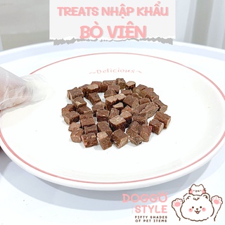 Thức Ăn Treat Bánh Thưởng Cho Chó Mèo Bò Dạng Viên Sạch Răng Cái Thiện Tiêu Hóa Cung Cấp Protein DOGGOSTYLE
