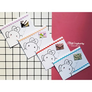 Thiệp thỏ 7 màu
