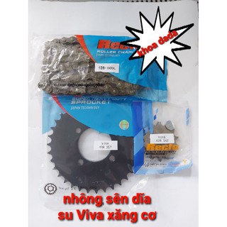 Nhông sên dĩa Su Viva xăng cơ Recto, thái lan, thông số ; 14/35/100L