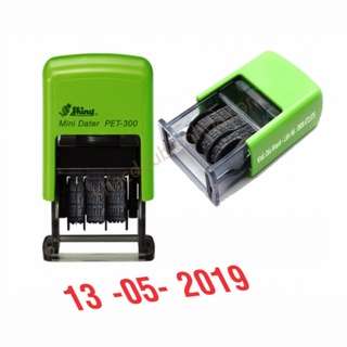 DẤU_SHINY_PET_300 có sẵn mực đóng ngày sản xuất, hạn sử dụng, chuyển đổi ngày tháng năm 3mm Shiny Mini Dater