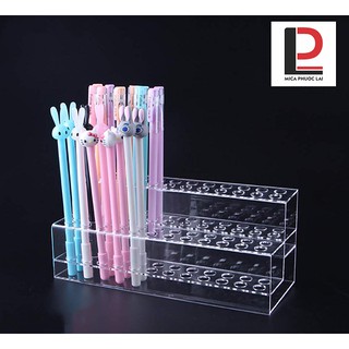 Kệ mica cắm bút viết nhiều ô