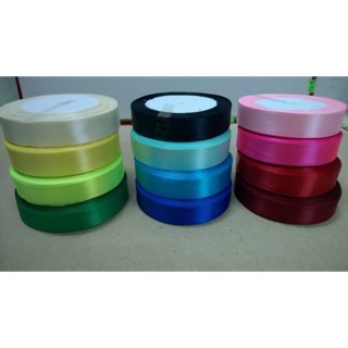 1 cuộn ruban satin 2cm trơn