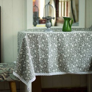 Landecor - Khăn trải bàn hoa trắng - TB334