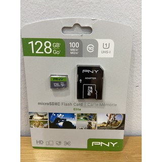 Thẻ nhớ 128GB MicroSDXC PNY Elite 100/20 MBs