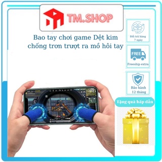 Bao tay chơi game chống trơn, mồ hôi tay chất liệu sợi dệt kim chuyên dùng chơi game mobile, PUBG, Liên Quân