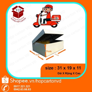 Hộp đựng giày size 31*19*11
