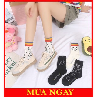 Vớ tất nữ cổ cao họa tiết thỏ cute TN78