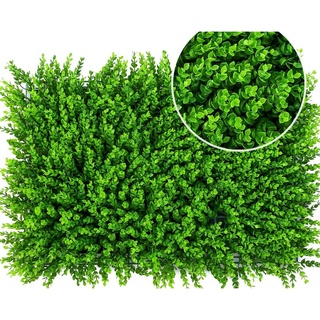 Thảm cỏ treo tường tai chuột, cỏ nhựa nhân tạo trang trí ban công mắt trâu 60cm x 40cm