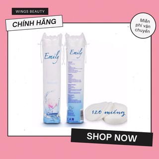 Bông tẩy trang EMILY 120 miếng