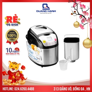 Máy làm bánh mỳ 12 chức năng TS821 thân inox 600W