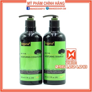 Argana Dầu Gội Dầu Xả Phục Hồi Argana Oil Moisturing 500ML