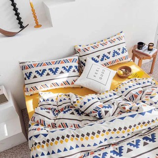 Bộ chăn ga cotton living 100% cotton- mẫu ai cập