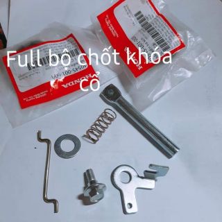 Bộ chốt khóa cổ xe Dream zin chính hãng honda