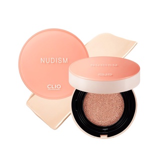 CLIO Phấn Nước Dưỡng Ẩm NUDISM MOIST COVER CUSHION SPF50+/PA++++ Kèm Lõi