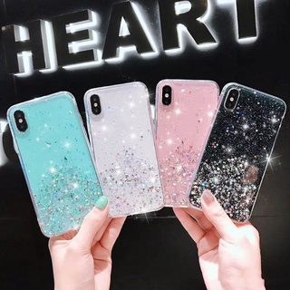 Ốp điện thoại mềm phối kim tuyến lấp lánh dành cho APPLE IPHONE X XS XR XS MAX 11 PRO MAX