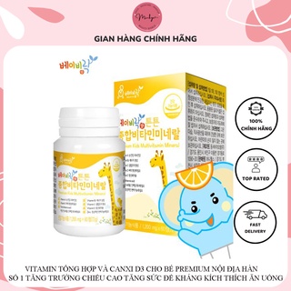Vitamin Tổng Hợp, Canxi D3 Cho Bé Premium Kids Multivitamin Mineral Nội Địa Hàn Số 1 Tăng Trưởng Chiều Cao Và Khoáng C