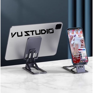 Giá đỡ iPad, iPhone hợp kim nhôm gấp gọn nâng độ cao góc nghiêng X23 T626 Vu Studio
