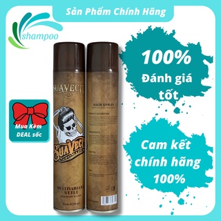 Gôm xịt tóc nam tạo kiểu tóc SUAVECITO hàng cao cấp siêu cứng giữ nếp 12h