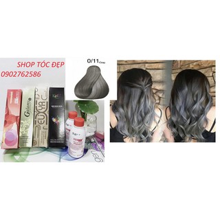 Thuốc Nhuộm Tóc Collagen Nhật Bản Màu Xám Gray mã 0.11