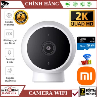 Camera Wifi Xiaomi 2K mijia Góc Rộng 180° - Chuẩn 1296P , chống nước, Đàm thoại , ghi âm , hồng ngoại xem đêm