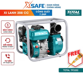 [Mã BMBAU300 giảm 10% đơn 499K] Máy bơm nước chạy xăng TOTAL TP3202 Chiều cao bơm tối đa 28 m, Độ hút sâu tối đa 8m