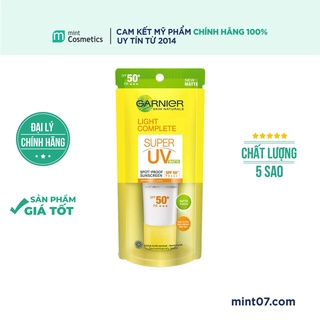 Kem Chống Nắng Garnier Light Complete Super  UV Matte SPF50 15ml