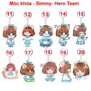 Móc khóa Simmy Hero Team (Mẫu 02)