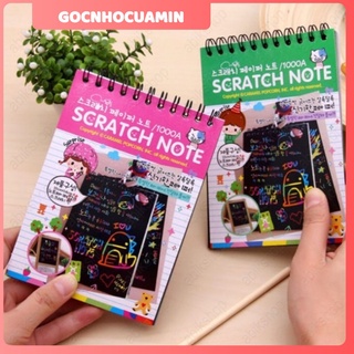 Sổ tay ma thuật Scratch note cực kỳ cute và độc lạ